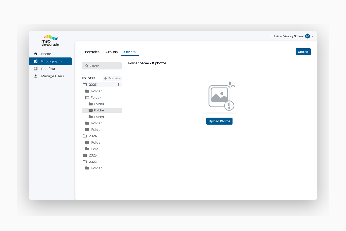 MSP Photography Admin System Case Study | Product Designer Portfolio ...